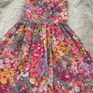 Floral Kate dress with tie waste
